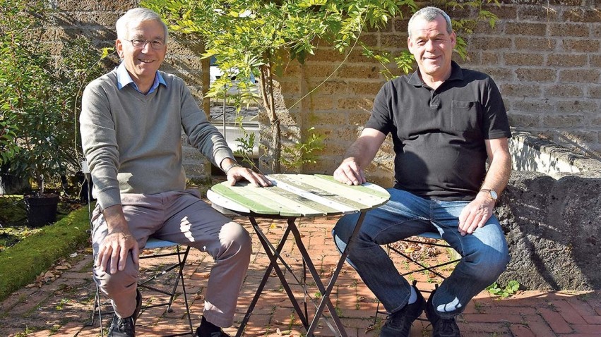 Thomas Stöckli (links) und Peter Waldmeier arbeiten seit mehreren Jahrzehnten zusammen.