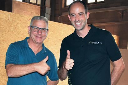 Es wird gehämmert und gebohrt