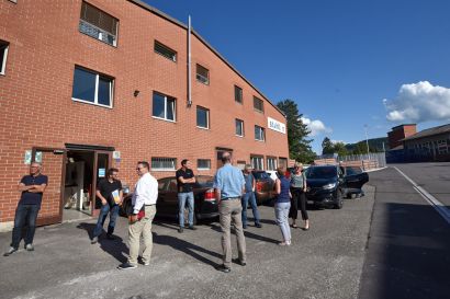 Das OK besichtigte das Ausstellungs-Areal