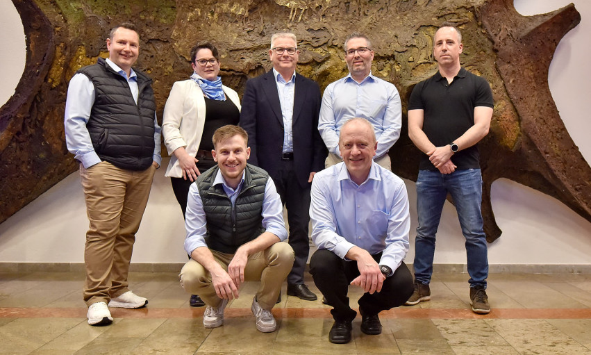 Der aktuelle GEREF-Vorstand, von links (hinten): Christian Käser, Denise Schmid, Patrick Uebelmann, Michael Dörr, Basil Mösch. Vorne: Colin Herzog, Michael Schmid (es fehlt Christoph Erne).
