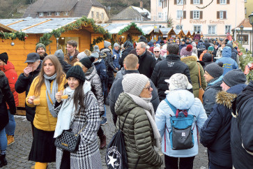 Winterliche Weihnachtsstimmung in Laufenburg